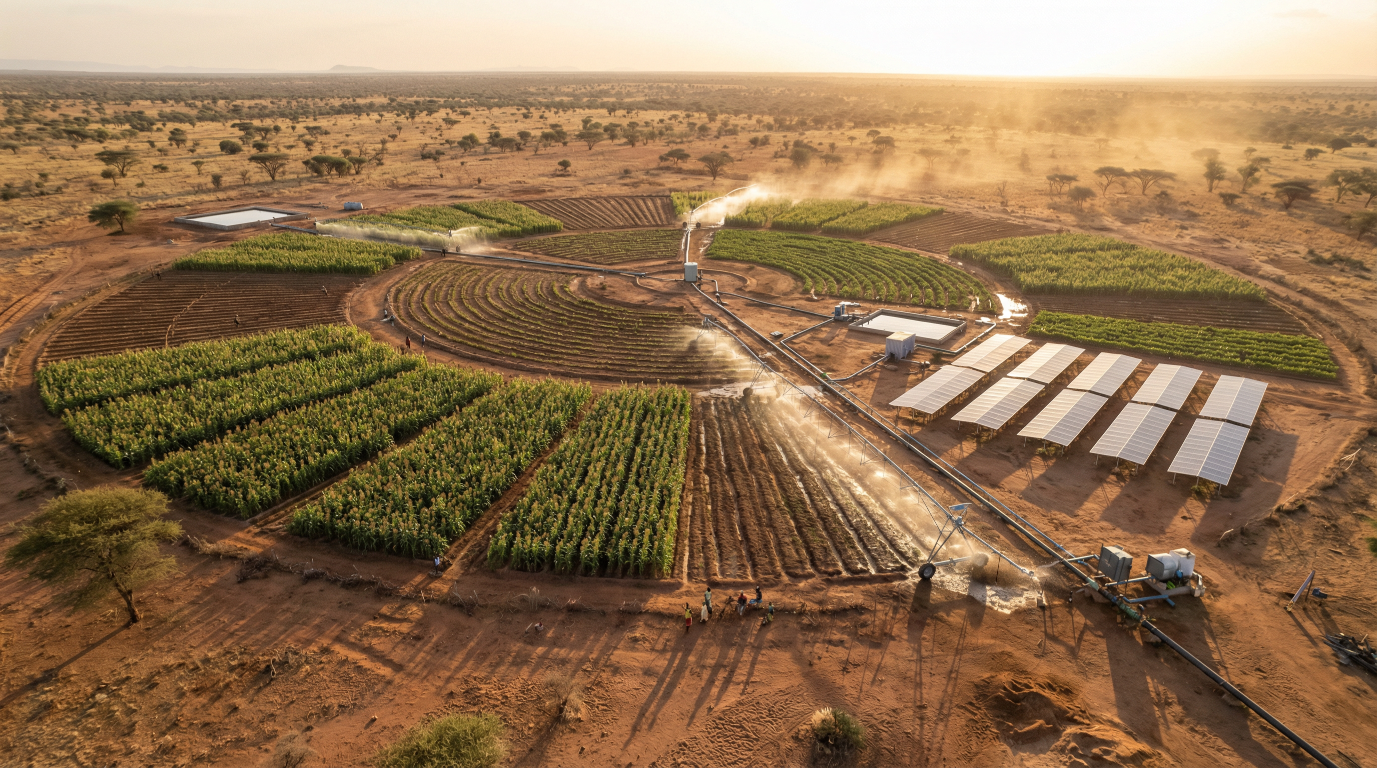Turkana Integrated Farm aerial view